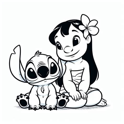 Dibujos De Lilo Y Stitch Para Colorear