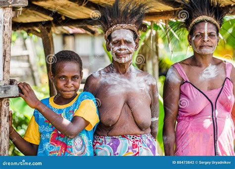 Papuan Women From Asmat Tribe Editorial Photography Image Of