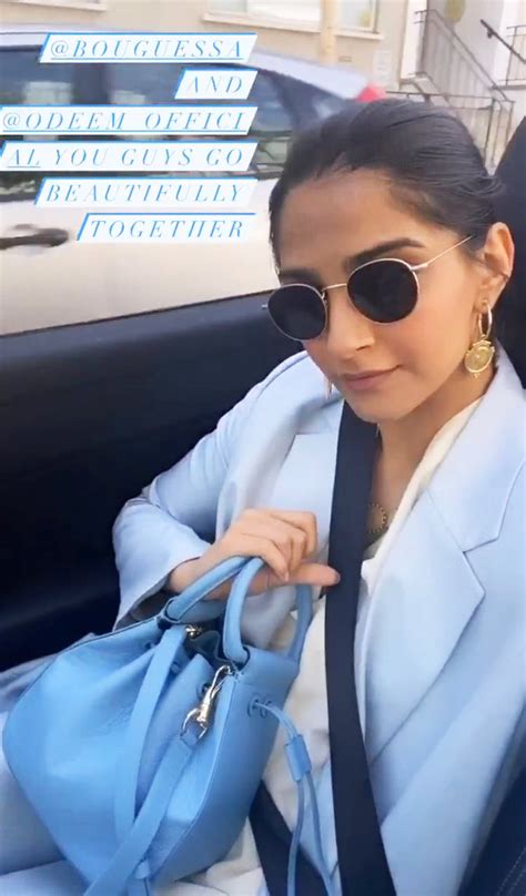 Sonam Kapoor Ahujas Powder Blue Coat And Trouser Set Is A Timeless Mid