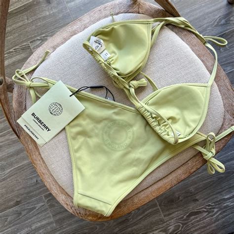 Burberry Swim Burberry Wtarn Roundel Logo Mist Green Two Piece Bikini Poshmark