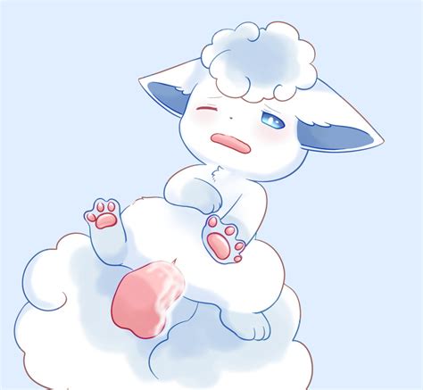 Rule 34 Absurd Res Aleuoliver Alolan Form Alolan Rokon Alolan Vulpix Blue Eyes Blush Bodily