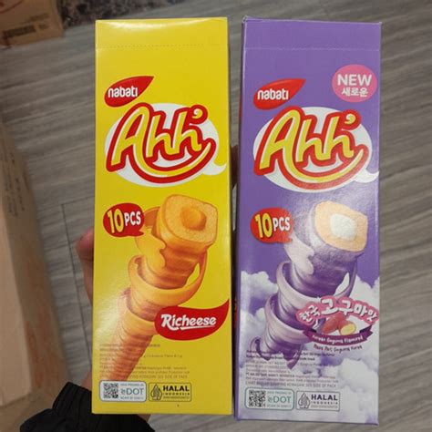 Jual Nabati Ahh Snack Richeese Keju Korean Goguma Isi Korean