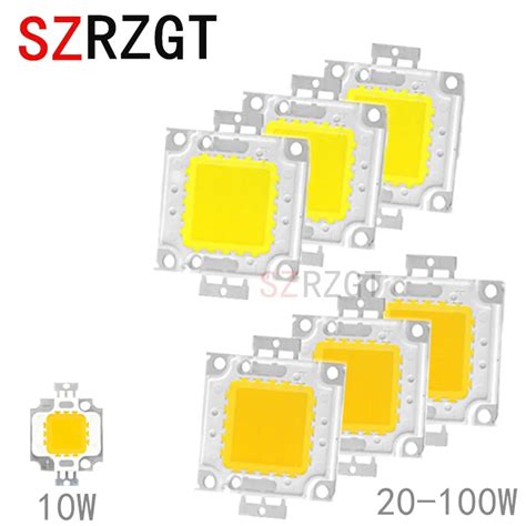 High Power Epistar Cob Led Integrated Chip 12v 15v 10w 20w 30w 50w