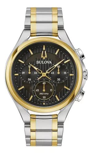 Reloj Bulova Curv 98a301 Para Hombre E Watch Color De La Correa