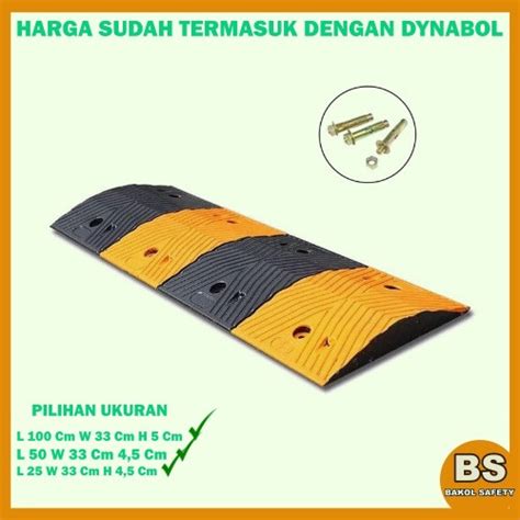 Jual Speed Bump Karet Rubber X X Cm Polisi Tidur Speed