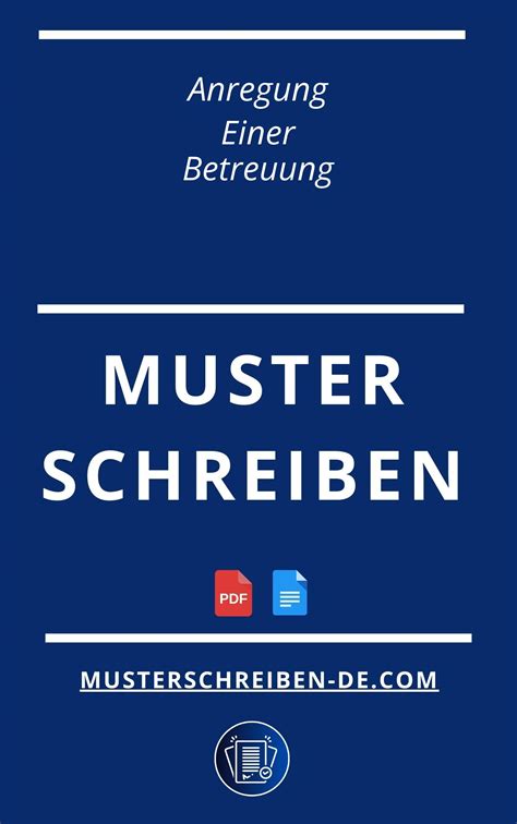 Musterschreiben Anregung Einer Betreuung