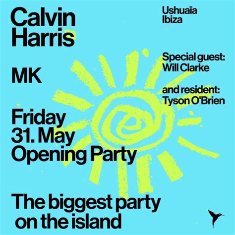 Calvin Harris at Ushuaïa Ibiza the opening party 2024 Ibiza by night