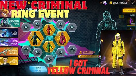 NEW CRIMINAL RING EVENT FINALLY I GOT YELLOW CRIMINAL BUNDLENEW