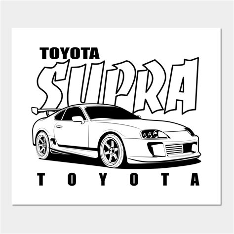 Toyota Supra Black And White Drawing Quick Delivery Oceanproperty