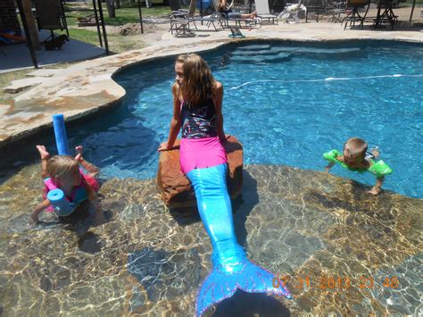 My Homemade Mermaid Tail It Is Swimmable The Monofin Is Really Fast Mermaid Photography