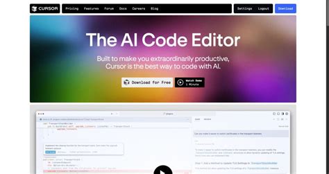 Cursor Ai Powered Code Editor Tenthe Ai Directory