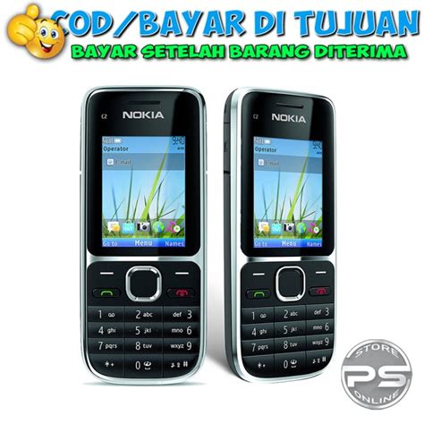 Jual HP Nokia C2 01 Jadul Single Sim Mewah Fitur Lengkap Kota