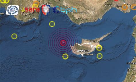 FORTISSIMA SCOSSA DI TERREMOTO DI Mwp 6 5 NEL MEDITERRANEO A OVEST