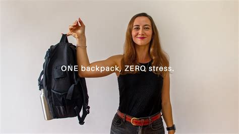 Ultimate Minimalism Travel 3 Weeks One Backpack WITH GEAR YouTube