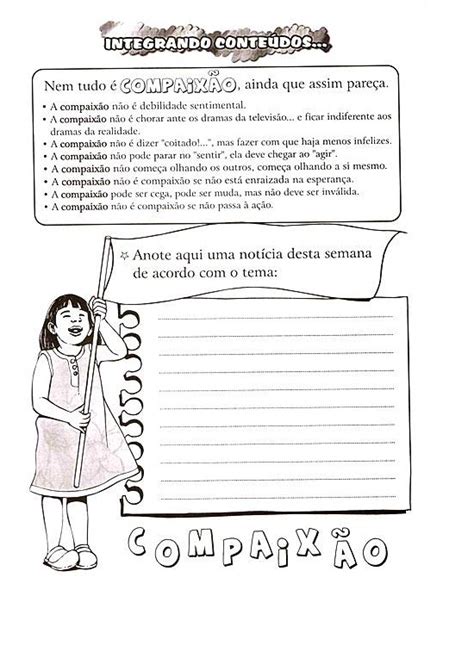 Atividades Educativas Atividade De Ensino Religioso Compaix O