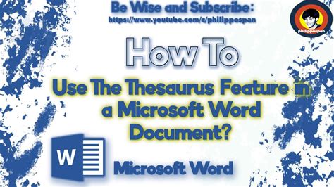 Can You Use Thesaurus In Word At Daniel Bristol Blog