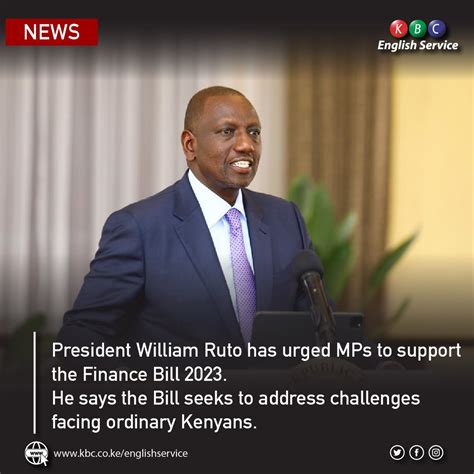 Kbc English Service On Twitter President William Ruto Has Urged Mps