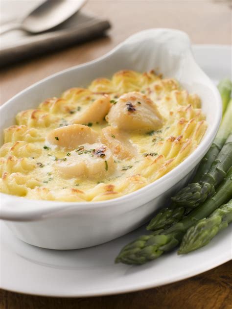 Scallops Mornay With Crab Recipe Mash