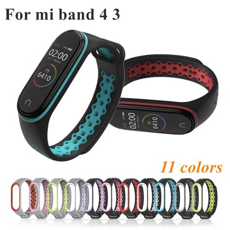 Correa De Silicona Para Xiaomi Mi Band 3 4 Y 4 Pulsera Deportiva Para