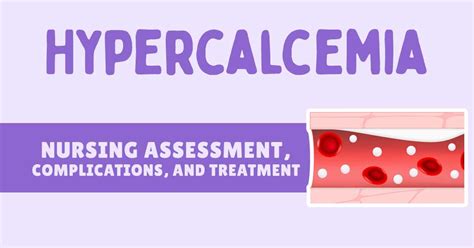 Hypercalcemia Complications: what nurses need to know | Health And Willness