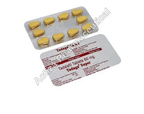 Tadaga Super 60mg At Rs 1000stripe Tadalafil Tablets In Surat Id