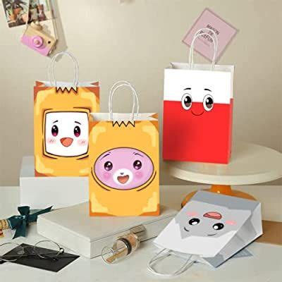 Lanky Box Favor Bag In 2024 6th Birthday Parties 7th Birthday Party