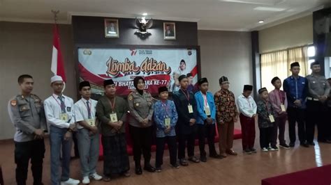 Siswa MAN 1 Kulon Progo Juara Adzan Hari Bhayangkara 2023 MAN 1 Kulon