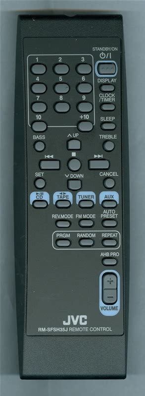 JVC RM SFSH35J Genuine OEM Original Remote