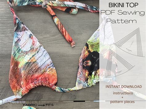 How To Make A Bikini Top Pattern At Charlotte Mcgowan Blog