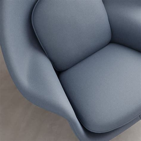 Animal Vinyl Upholstery Fabric, Blue - Poliigon