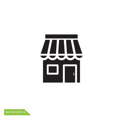 premium vector store icon vector logo template