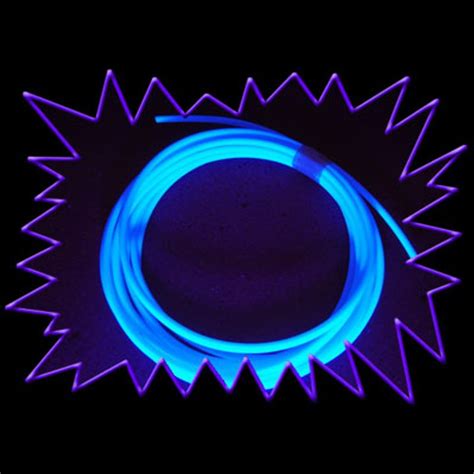 Blacklight Uv Reactive Neon Fluorescent Dayglo White Pvc Tube 4mm