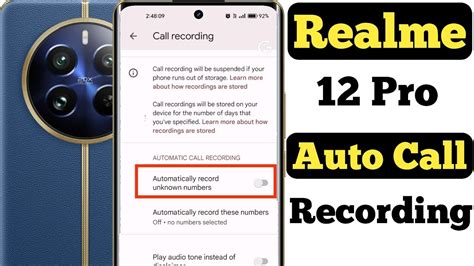 How To Enable Auto Call Recording On Realme Pro G Realme Pro