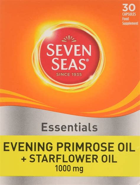 Seven Seas Evening Primrose Oil Mg Starflower Oil Capsules