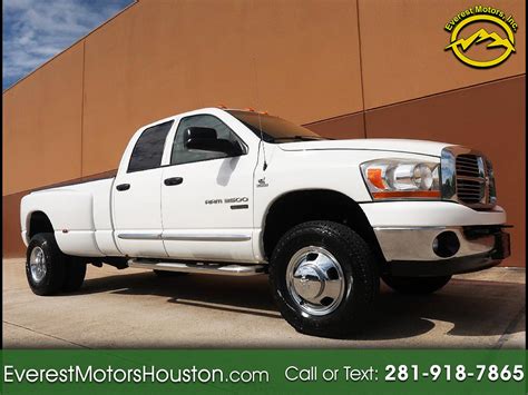 Used 2006 Dodge Ram 3500 4dr Quad Cab 160 5 Drw 4wd Laramie For Sale In Houston Tx 77063 Everest