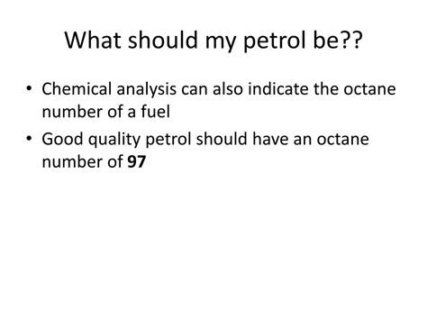 Ppt Oil Refining Octane Numbers Powerpoint Presentation Free