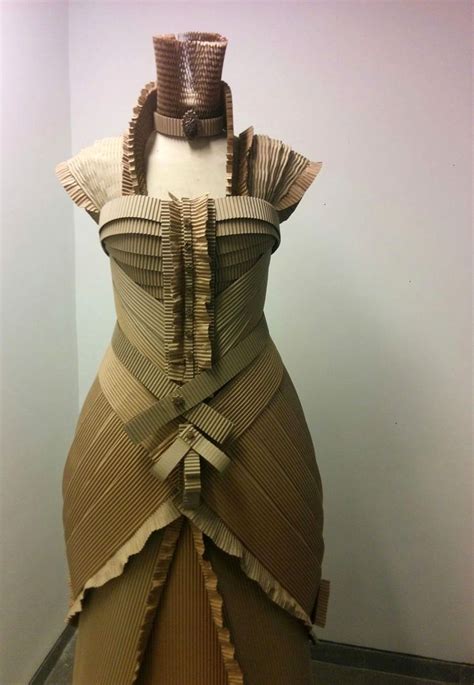 Lula Elian Kaczka Art Works El Cardboard Dress