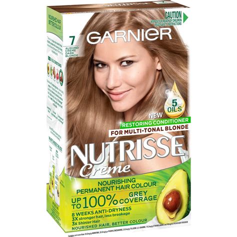 Garnier Nutrisse Permanent Hair Colour Almond Creme Big W