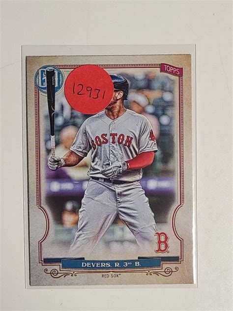 2020 Topps Gypsy Queen Base 136 Rafael Devers Boston Red Sox EBay