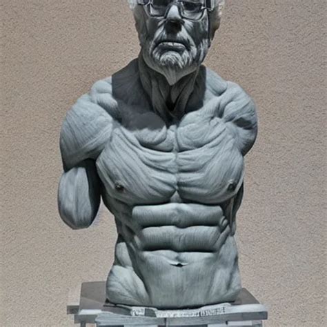 The Hellenic Marble Sculpture Of Bernie Sanders Is A Stable Diffusion