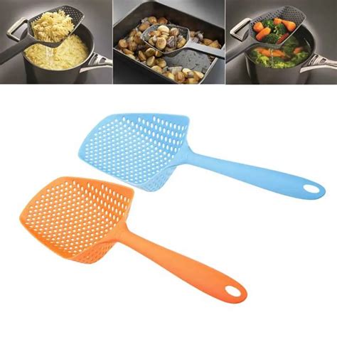 High Quality Scoop Colander Nylon Spoon Strainer Kitchen Tool Random