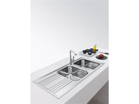 Franke Rapid Rpx621 Double Bowl Inset Sink Only Right Hand Bowls Left Hand Drain Stainless Steel