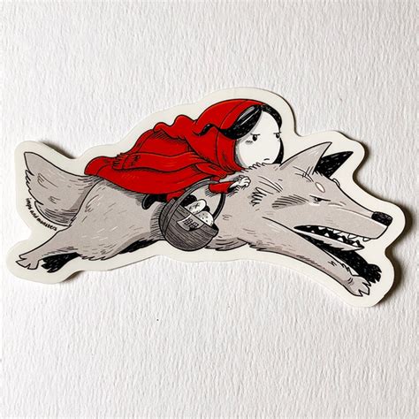 Repop Ts Imps And Monsters ‘red Riding Hood Sticker