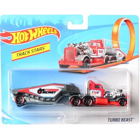 Hot Wheels Track Stars Ci Ar Wka Turbo Beast Czerwona Cgj
