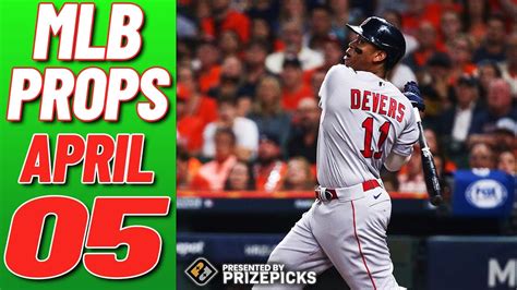 Best Mlb Player Props Bets 04 05 23 On Prizepicks Mlb Props Best Bets