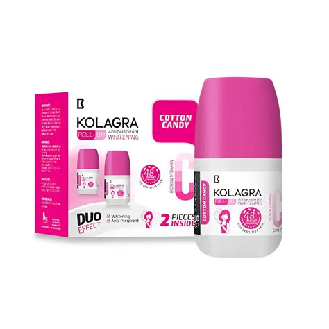 Kolagra Whitening Roll On 11 Cotton Candy Drdawood Store