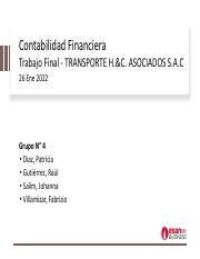 Trabajo Final De Contabilidad Pptx Pdf Contabilidad Financiera