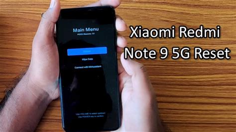 How To Reset Xiaomi Redmi Note 9 5G Mobile Using Hard Reset Find My