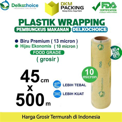 Jual Plastik Cling Wrap Cm X M Food Grade Food Wrapping Makanan