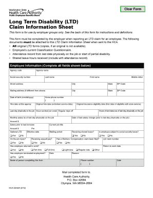 Claim Information Form Fill Online Printable Fillable Blank